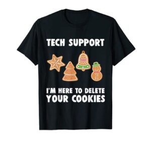 funny christmas tech support shirt computer programmer gift