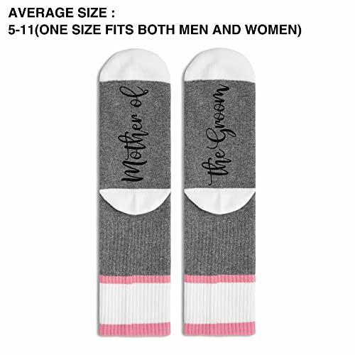 1 Pair of Mother of The Groom Socks, Wedding Gift From Bride, Novelty Christmas Birthday Gifts For Mother-in-law -85