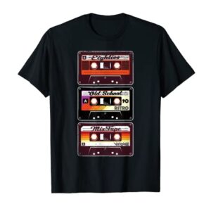 Retro 80s 90s Music Cassette Tape Vintage Stocking Stuffer T-Shirt