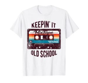 retro cassette tape old school hip hop stocking stuffer t-shirt