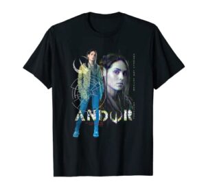 star wars: andor rebel glitch poster t-shirt