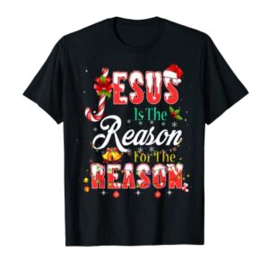 Christian Jesus The Reason Christmas Stocking Stuffer T-Shirt