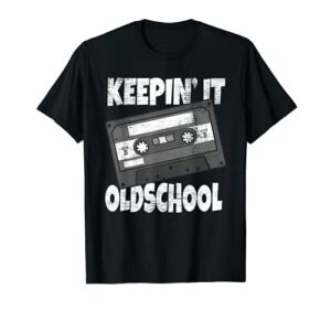 funny old school 80’s 90’s hip hop stocking stuffer mixtape t-shirt