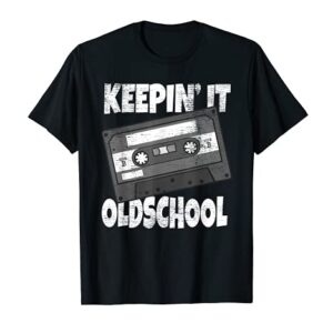 Funny Old School 80's 90's Hip Hop Stocking Stuffer Mixtape T-Shirt