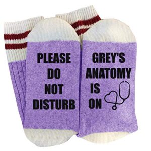 Unisex Funny Socks Grey's Anatomy is on Novelty Crew Casual Cotton Socks You Are My Person Socks Summmer GiftS