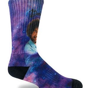 Oooh Yeah! Unisex Bob Ross Crew Cotton Athletic Socks