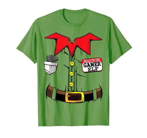 I'm The Gamer Elf Christmas Christmas Stocking Stuffers Kids T-Shirt