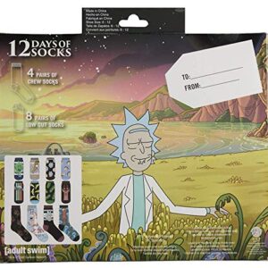 Men's 12 Days Of Socks - Rick and Morty 2020
