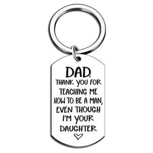 father’s day gifts for men dad valentines day gifts for him men step dad daddy dad keychain gifts from daughter for him birthday father’s day dad meaningful christmas gifts for him dad new driver gift