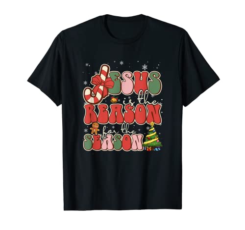 Christian Jesus The Reason Christmas Stocking Stuffer Gifts T-Shirt