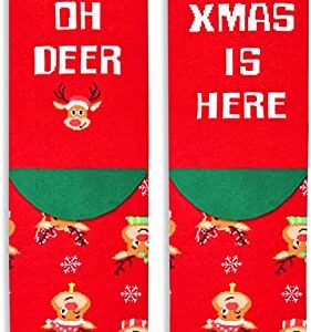 Zmart Novelty Reindeer Socks for Women Reindeer Socks Men, Reindeer Gifts, Funny Christmas Socks Christmas Gifts