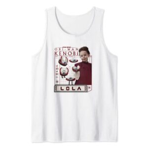 Star Wars Obi-Wan Kenobi Leia & Lola Grid Poster Tank Top