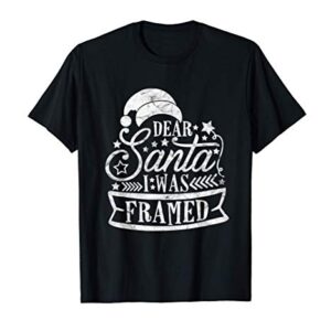 Dear Santa Funny Ugly Christmas Pajama Stocking Stuffer Gift T-Shirt