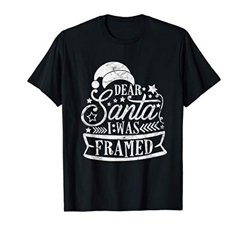 Dear Santa Funny Ugly Christmas Pajama Stocking Stuffer Gift T-Shirt