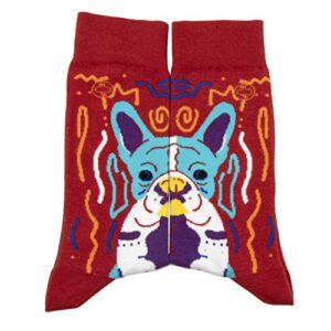 FATMINGO SOCKS – Cool Fun Colorful Crazy Funny Novelty Socks For Men – Funny Gifts – Dog Socks