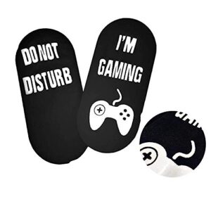 Do Not Disturb Gaming Socks ,Funny Christmas Gifts & White Elephnt Gift for Teens Kid boys Mens Womens Gamer Lovers