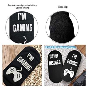 Do Not Disturb Gaming Socks ,Funny Christmas Gifts & White Elephnt Gift for Teens Kid boys Mens Womens Gamer Lovers