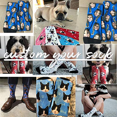 D-Story Custom your face Soft Socks for Women and Men 15.35 inch