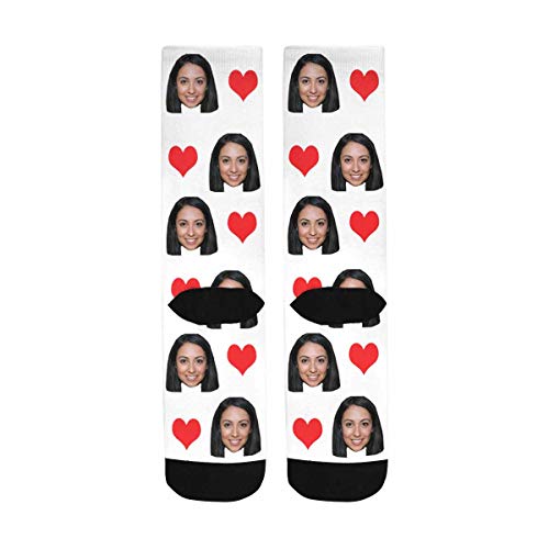 D-Story Custom your face Soft Socks for Women and Men 15.35 inch