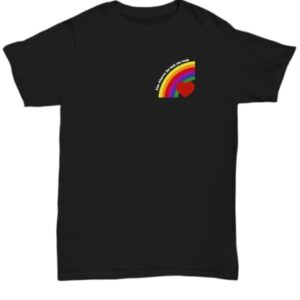 LGBTQ Shirt Pride LGBTQ Pride Tshirt Gift LGBTQ Support Kiss Whoever You Want LGBTQ+ Stocking Stuffer Rainbow Unisex Tee