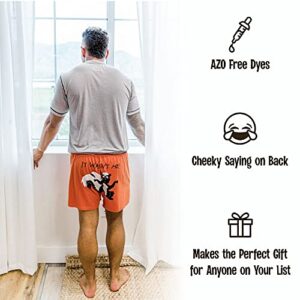 Lazy One Funny Animal Boxers, Novelty Boxer Shorts, Humorous Underwear, Gag Gifts for Men (Beware of The Force, Large)