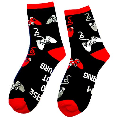 Stocking Stuffers for Game Lovers Boys Men Women Do Not Disturb I'm Gaming Socks Novelty Gamer Socks Funny Christmas Gifts