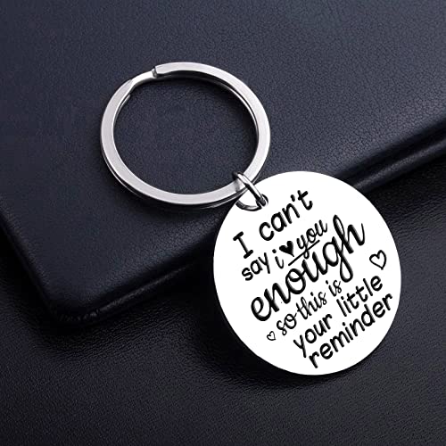 Mens Stocking Stuffers for Women Men Adults Husband Christmas Gifts for Men Him from Wife to My Love Keychain Gift for Husband Wife Birthday Boyfriend Couple Key Ring for Valentine Mother Father’s Day