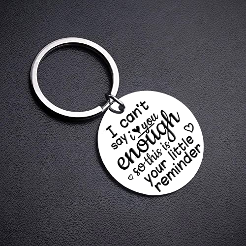 Mens Stocking Stuffers for Women Men Adults Husband Christmas Gifts for Men Him from Wife to My Love Keychain Gift for Husband Wife Birthday Boyfriend Couple Key Ring for Valentine Mother Father’s Day