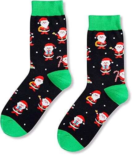 HAPPYPOP Funny Christmas Socks for Men Boys Holiday Socks Gingerbread Socks, Gingerbread Gifts Stocking Stuffers for Teen Boys Secret Santa Gifts Christmas Gifts