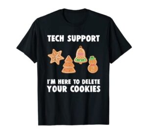 funny christmas tech support shirt computer programme t-shirt