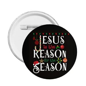 christian jesus is the reason for the season pins funny christmas stocking stuffer gifts button pins buttons badges pins