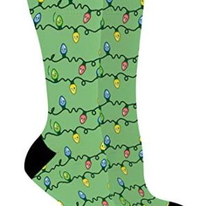 Holiday Socks Christmas Socks Kawaii Lights Xmas Socks Stocking Stuffers 6-Pair Novelty Crew Socks