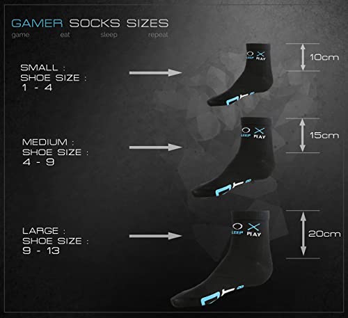 Gamer Gaming Socks, Do Not Disturb Im Gaming Socks for Men, Boys and Teens, Gifts, Fun Socks and Novelty Gifts (Large, Blue DND)