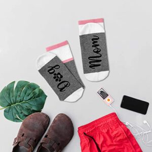 Dog Mom Socks (1 Pair), Dog Mom Gifts, Mother's Day Puppy Lover Gift, Casual Novelty Christmas Mom Birthday Gifts -039