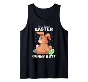 easter guess what bunny butt easter stocking stuffer tank top