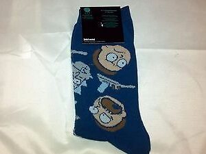 Rick and Morty Socks Adult Mens Size 6-12 Adult Swim Hypnotic