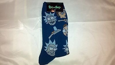 Rick and Morty Socks Adult Mens Size 6-12 Adult Swim Hypnotic