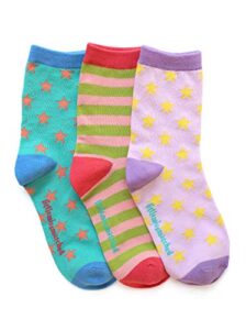 set of 3 kooky stars ankle socks, size 10-110