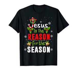 christian jesus the reason christmas stocking stuffer gift t t-shirt