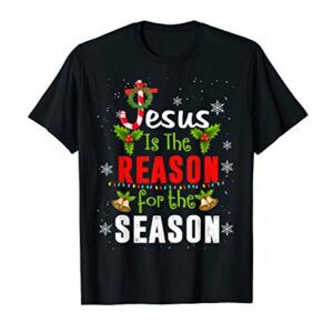 Christian Jesus The Reason Christmas Stocking Stuffer Gift T T-Shirt