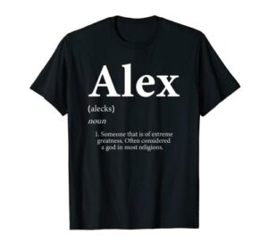 alex definition – cute personalized name gift for alex t-shirt