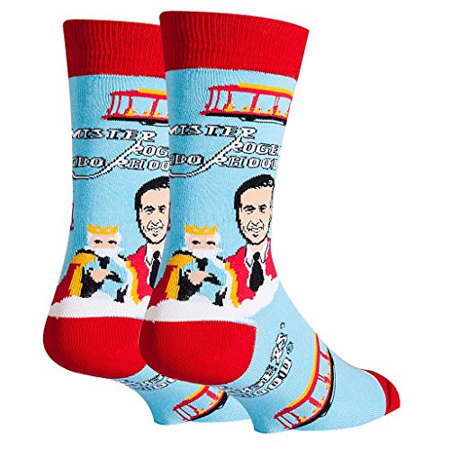 ooohyeah Men's Mr. Rogers Crew Sock (Good Day)