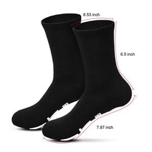 Novelty Gaming Socks Do Not Disturb I'm Gaming Funny Gamer Socks Non Slip Socks for Game Lover (Black-White,9 Pairs)