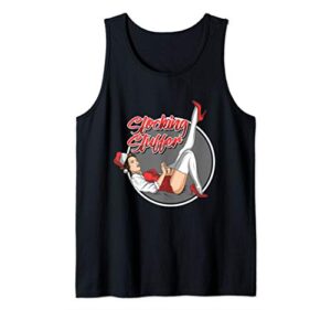 sexy holiday christmas lingerie stocking stuffer tank top