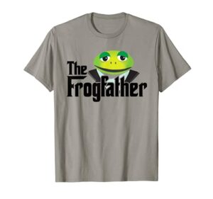 frog lover t shirt, the frogfather, gift stocking stuffer t-shirt