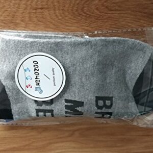 Mens Novelty Socks If You Can Read This Bring A Beer Sock Funny Birthday Gifts for Him (Grey)