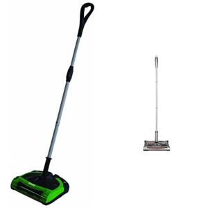 bissell commercial bg9100nm rechargeable cordless sweeper & 28806 perfect sweep turbo, grey