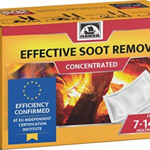 Hansa Creosote/Soot Remover Effective Chimney Cleaner Sweeper Concentrated 7-14kW Devices (5 Bags x 18 Grams)