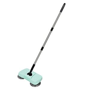 ZZKHGo 3 in 1 Sweeper Mop Vacuum Cleaner Hand Push Floor Cleaner - Hand Push Sweeper Household Lazy Suction Sweeper Cleaning Machine Floor Stall, Carpet Sweeper Cleaner for Home Office