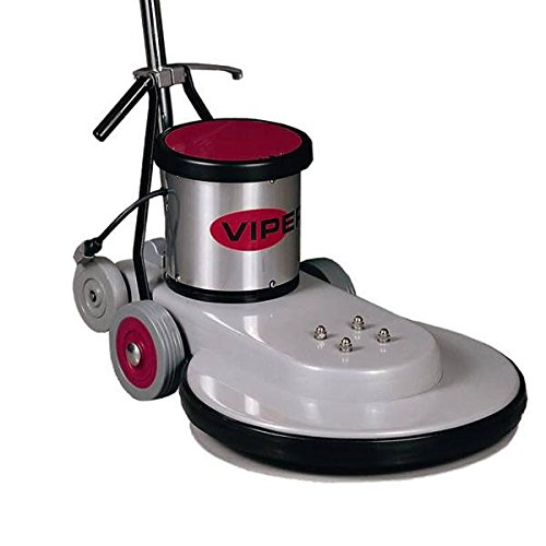 Viper Cleaning Equipment VN1500 Venom Series High Speed Floor Burnisher, 20" Deck Size, 1500 RPM Brush Speed, 110V, 50' Power Cable, 1.5 hp, 2 5" Non-Marking Wheels